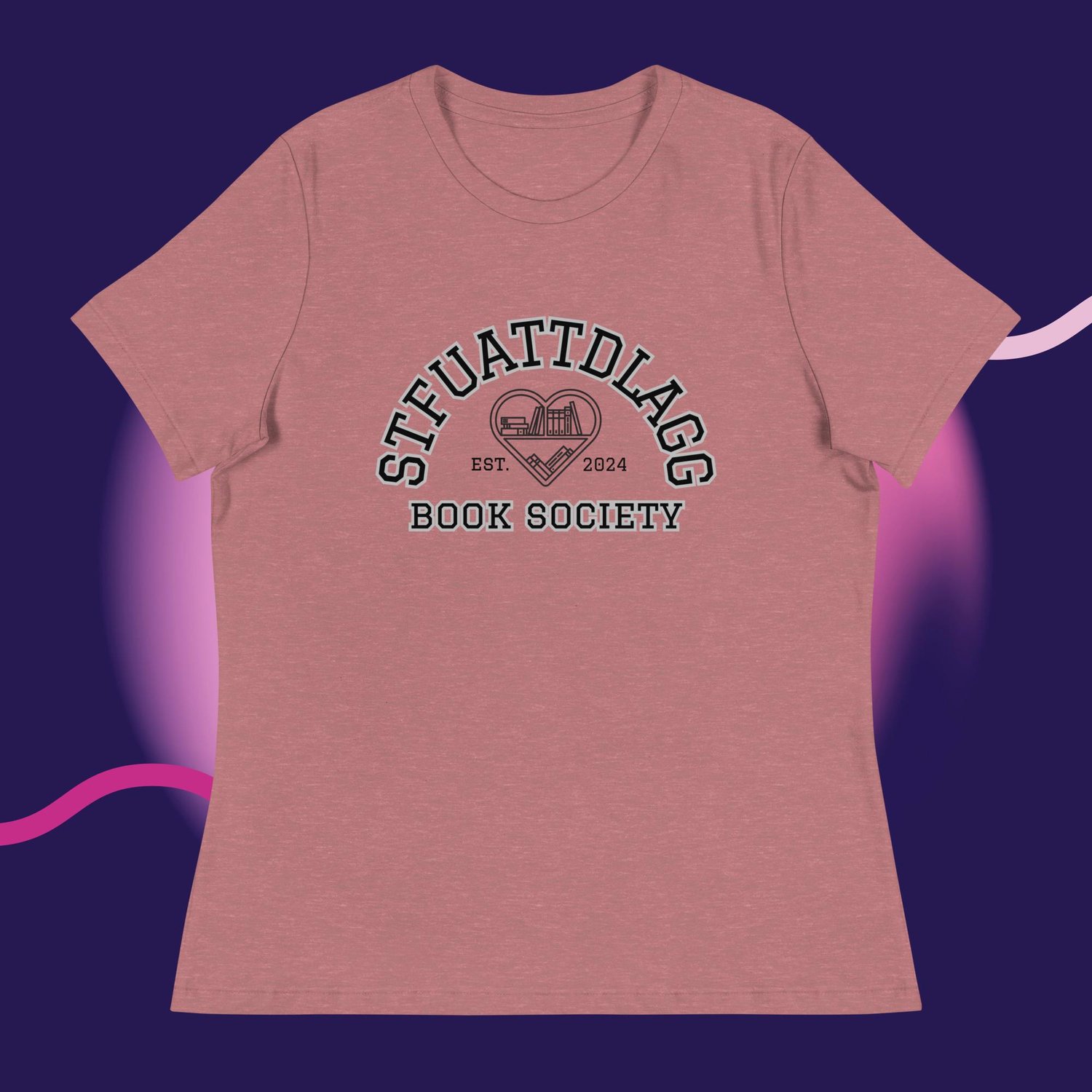 Image of STFUATTDLAGG Book society Women's Relaxed T-Shirt