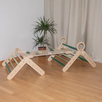Image 2 of 3in1 Multi māja + arka + dēlis - zaļie toņi