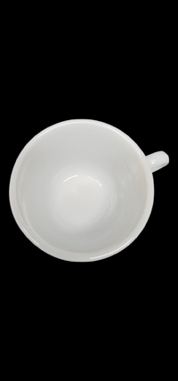 Image 7 of Set of 2 pyrex Opal White Milk Glass Coffee/Tea Mugs