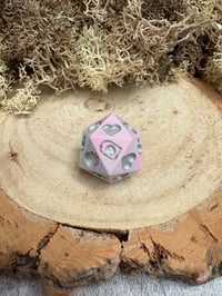 Image 4 of Pastel Death Save D20 Dice for D&D