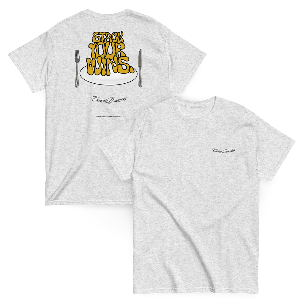 Image of STACK YOUR WINS TEE by Caviar Pancakes