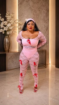 Image 1 of Pink lace 