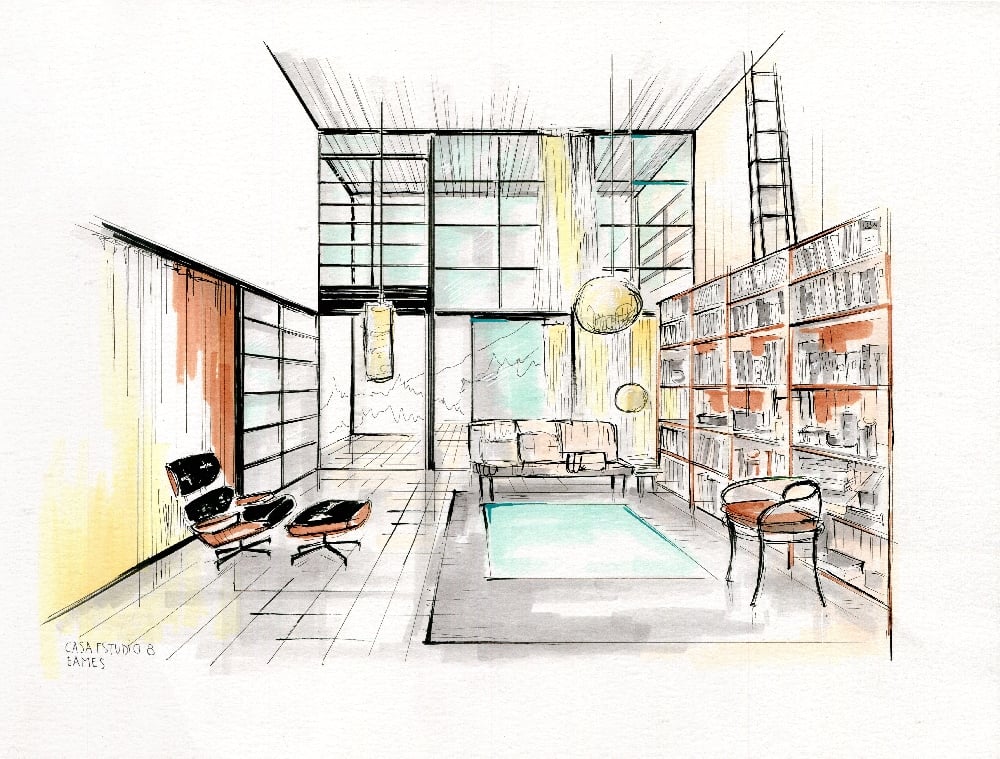 Image of Casa Estudio 8. Eames. 