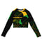 Image of Jah know Recycled long-sleeve crop top