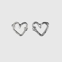 Image 1 of Amanda Coleman Branch Heart Earrings