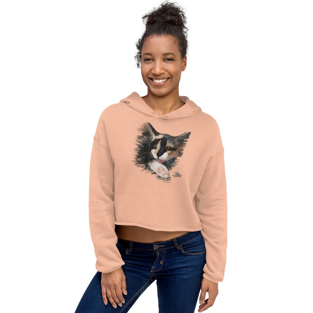 Image of Miss Harlekin Pirat Crop Hoodie