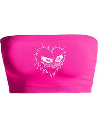 Gwap Heart Hot Pink Bandeau  