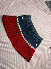 Image 1 of Daisy Bug pleated mini skirt 🐞🌼