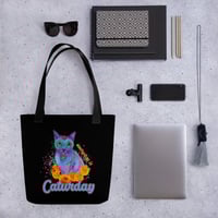 Image 2 of Caturday Alebrije Tote Bag
