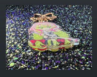 Image 2 of Chibi M Keychain / Epoxy / Holographic 