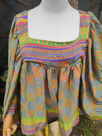 Image 5 of Gypset smock top tunic - Limes