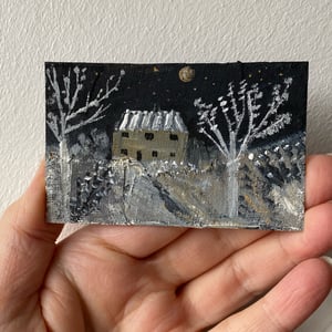 Image of Winter tiny landscape - lucky dip painting 