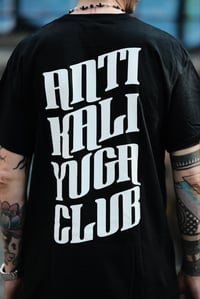 Image 5 of ANTI KALI YUGA CLUB /Shirt (Black/White)