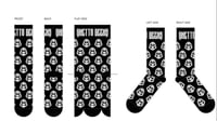 Image 2 of classic logo French Terry sock