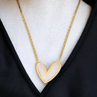 Image 3 of Large heart necklace 