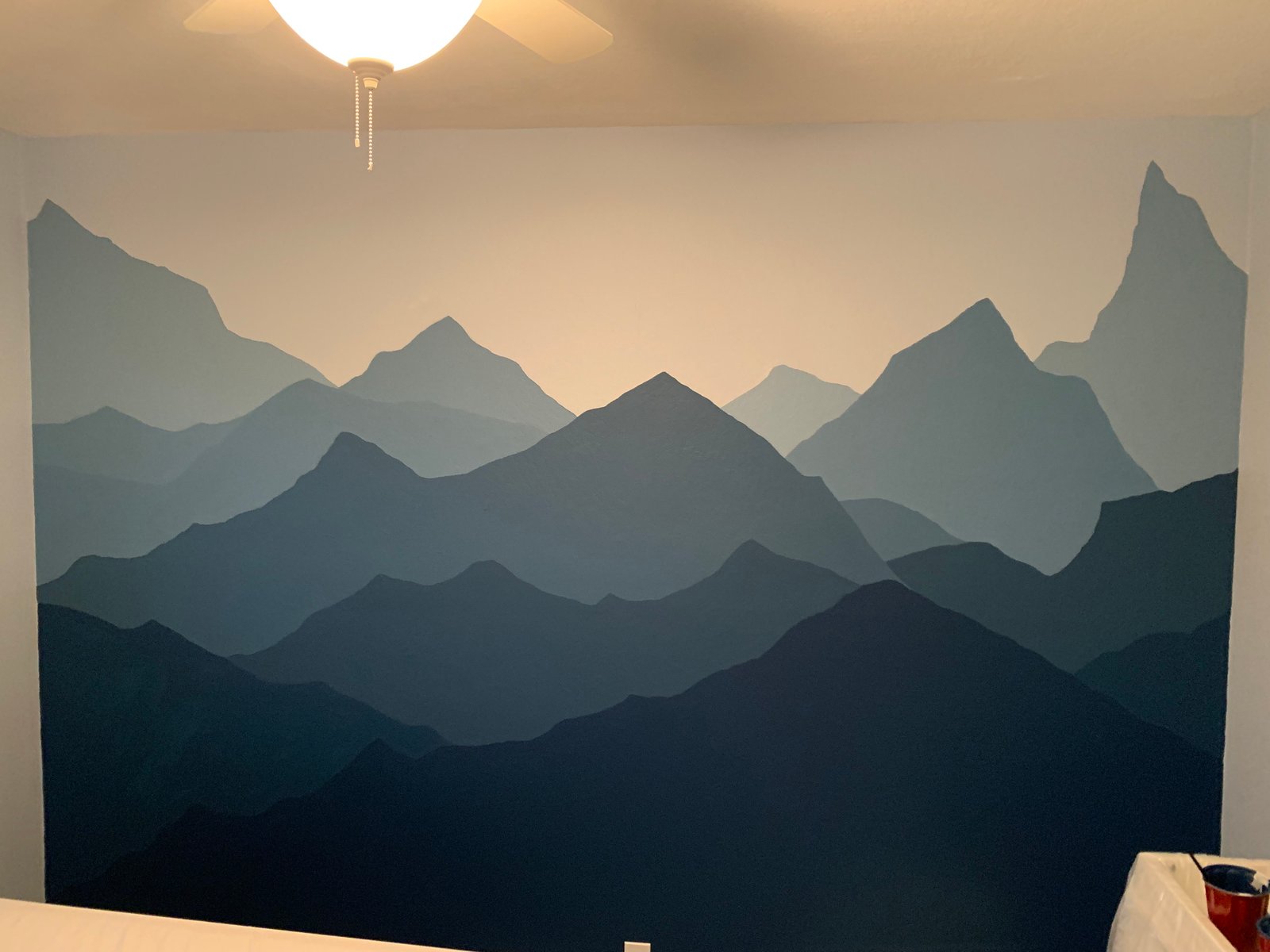 Mountain wall deals painting