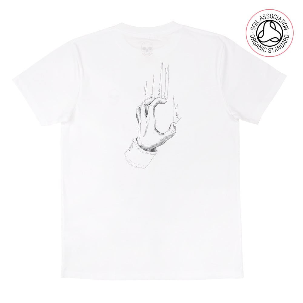 Back Scratch Unisex Denim T-shirt (Organic)