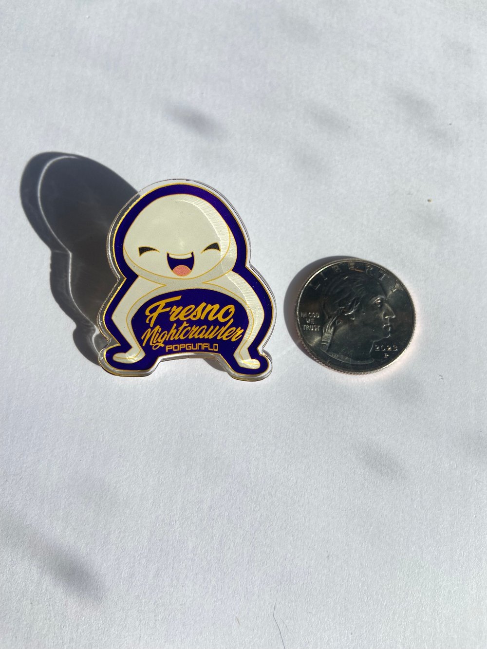 Fresno Nightcrawler Pin