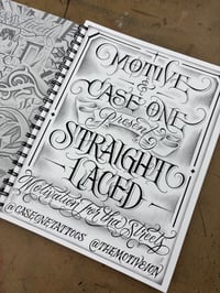 Image 2 of Straight Laced lettering book by Motive & Case