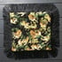 Japanese bamboo tiger print fabric cushion cover with gold or black fringe Image 3