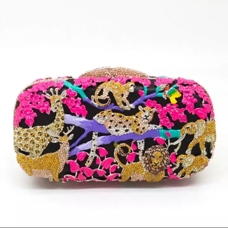 Image of Safari Bling Clutch