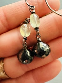 Image 6 of hematite disco ball earrings