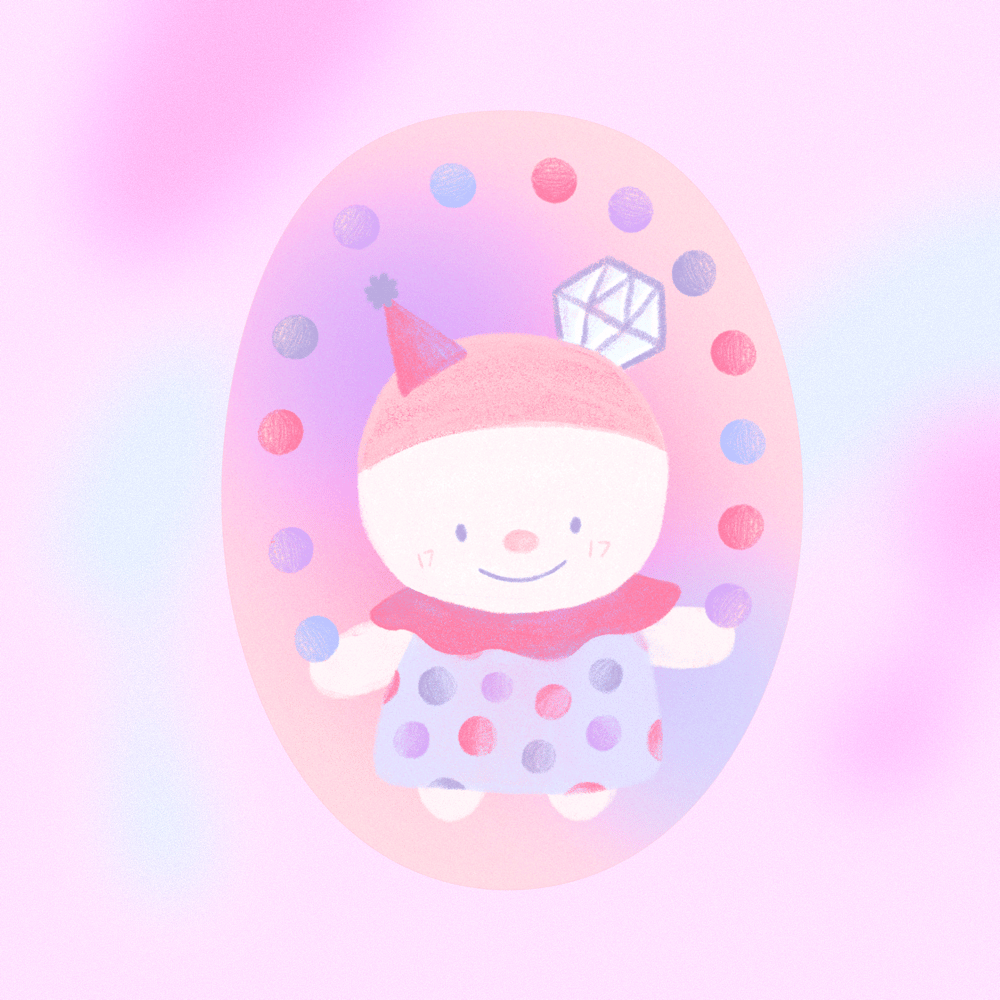 clownbongie bongbongie - Seventeen Sticker