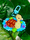 Turtle Duck Keychain