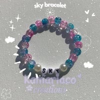 ☁️ Sky Beaded Bracelet!🌟