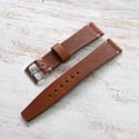 18mm Corfam Style Strap - Sienna