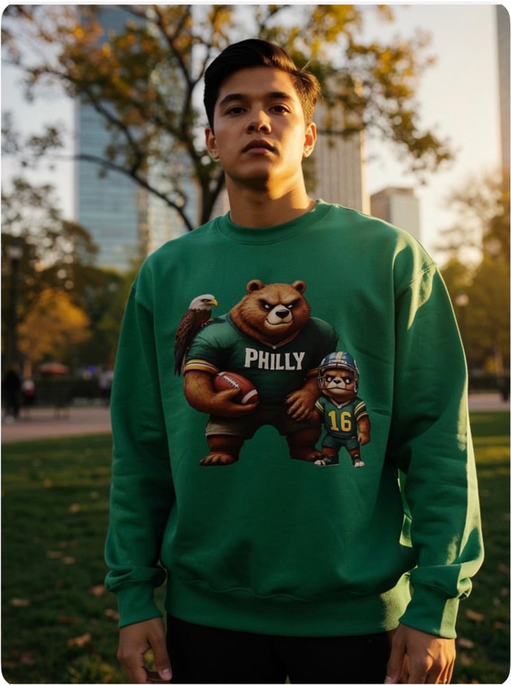Image of Eagles Bear Sweatshirt 