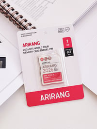 Image 1 of Arirang Tour 2026 Memory Card Pin