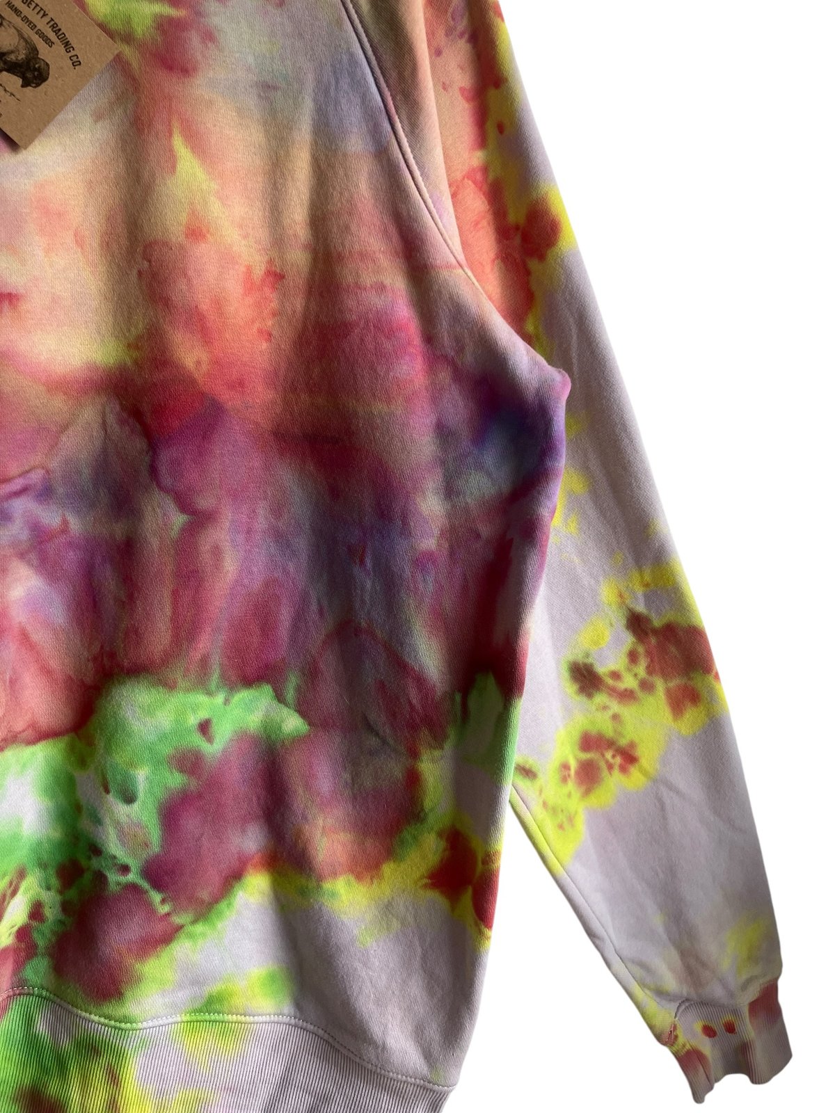 S-2XL, Hand dyed, store Pastel pink gray watercolor Tie Dye Hoodie, unisex size S-2XL