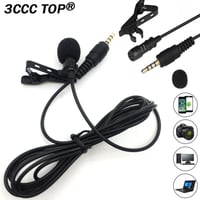 Image 3 of 13.5mm Clip-On Car Audio Microphone Mini Wired External Mic