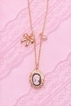 Black Cameo Necklace