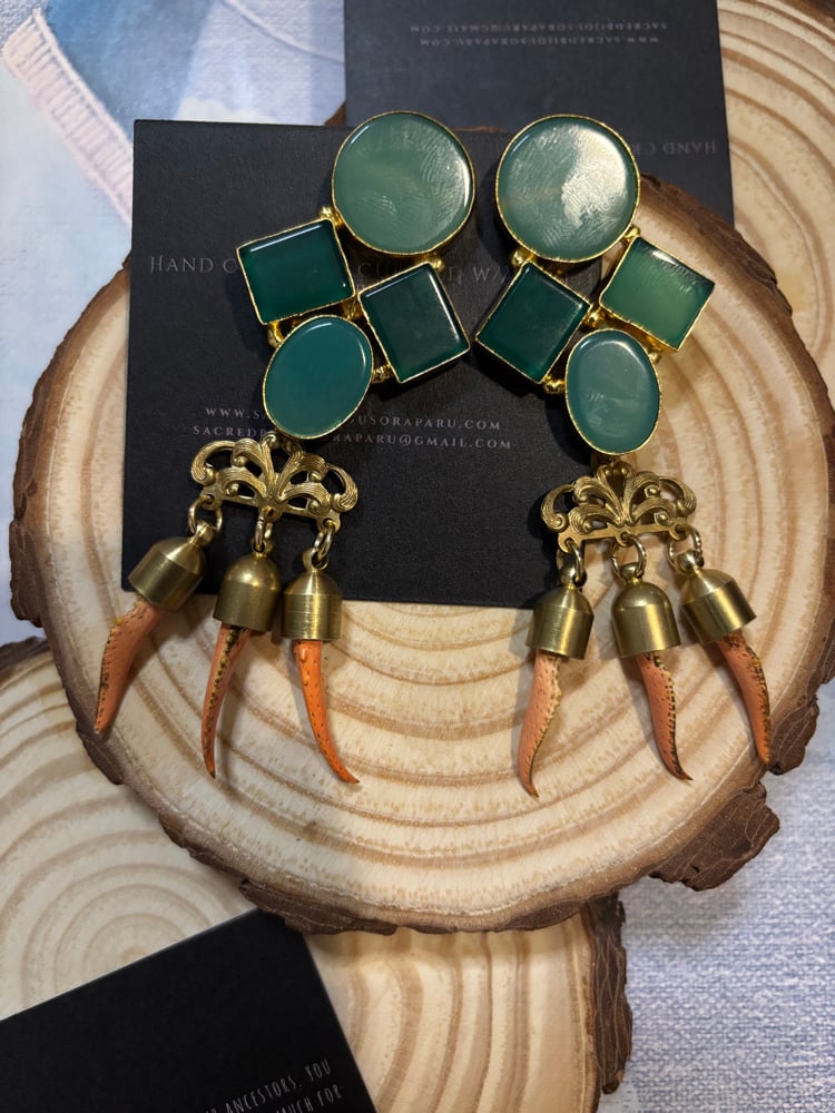 Image of Crawfish Claws Earrings “Chakchiuma”