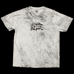 Image of S&P-“HandStyles+Jumbo” Splatter-Dye Logo Tee (Green)