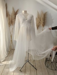 Image 3 of Off white dress for maternity photoshoots | Juliette | size S-M-L