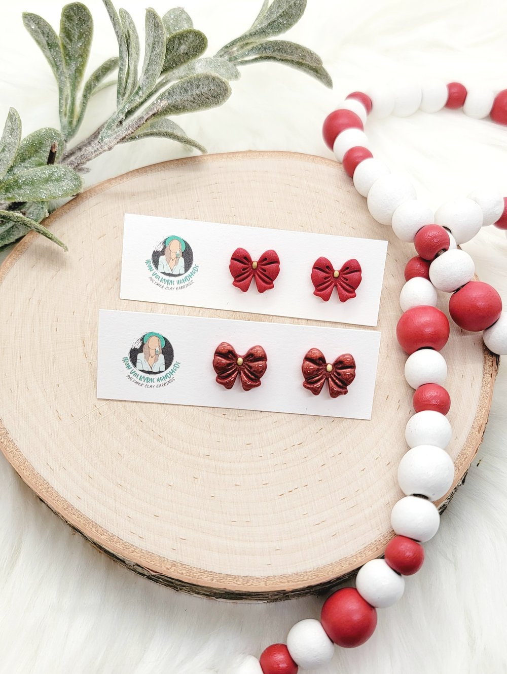 Image of Holiday Bow Studs