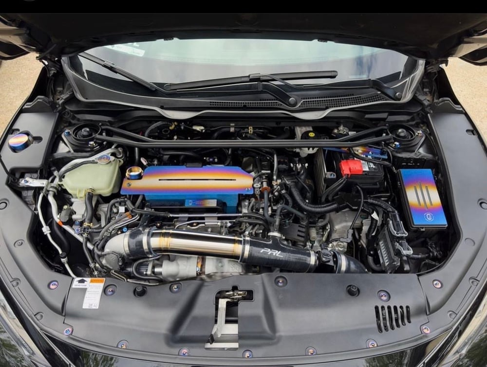 10th Gen Civic/FK8 Type R titanium fuse box plate