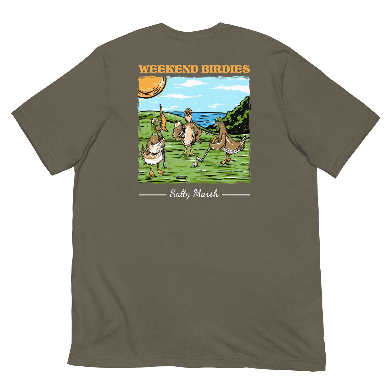 Image of Weekend Birdies Tee (Black/Army)