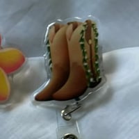 Image 2 of Cowboy Boots Badge Reel