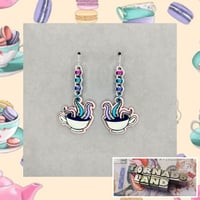 Tentacle Tea Earrings