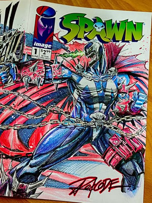 Image of Original Art : Spawn < Blank Cover > // Redcode