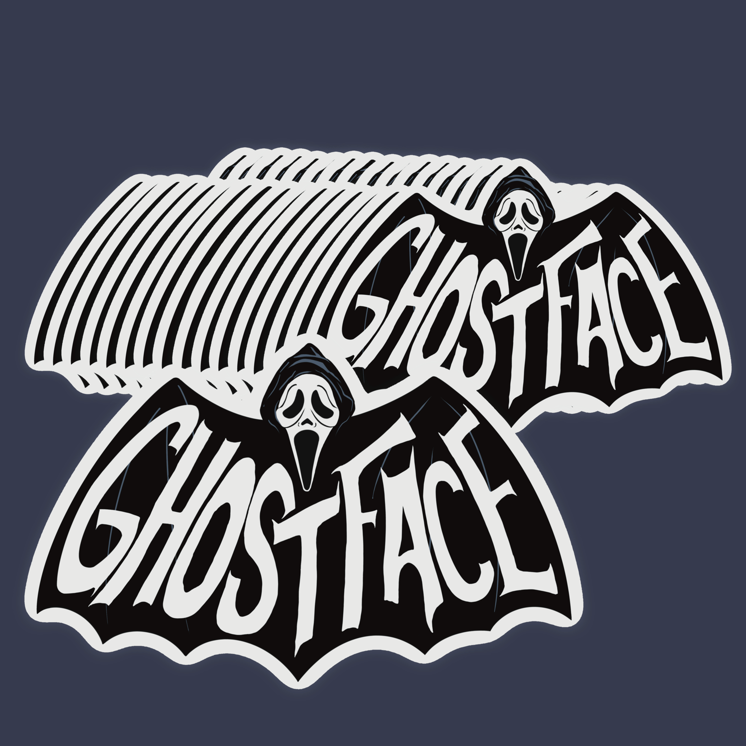 Ghostface (Batman ‘66 Mashup) Sticker
