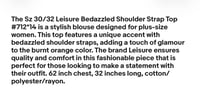 Image 5 of Sz 30/32 Leisure Bedazzled shoulder strap top #712*14 (Gently Used)