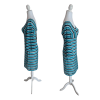 Image 3 of Trina Turk women’s blue aqua midi size 2 dress 