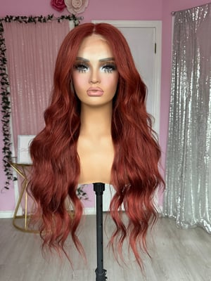 Image of human hair auburn (ready to ship) 