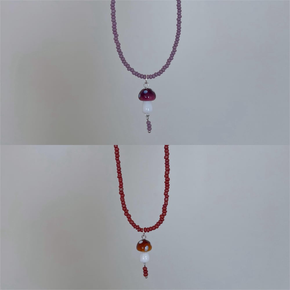 Image of mushie necklaces