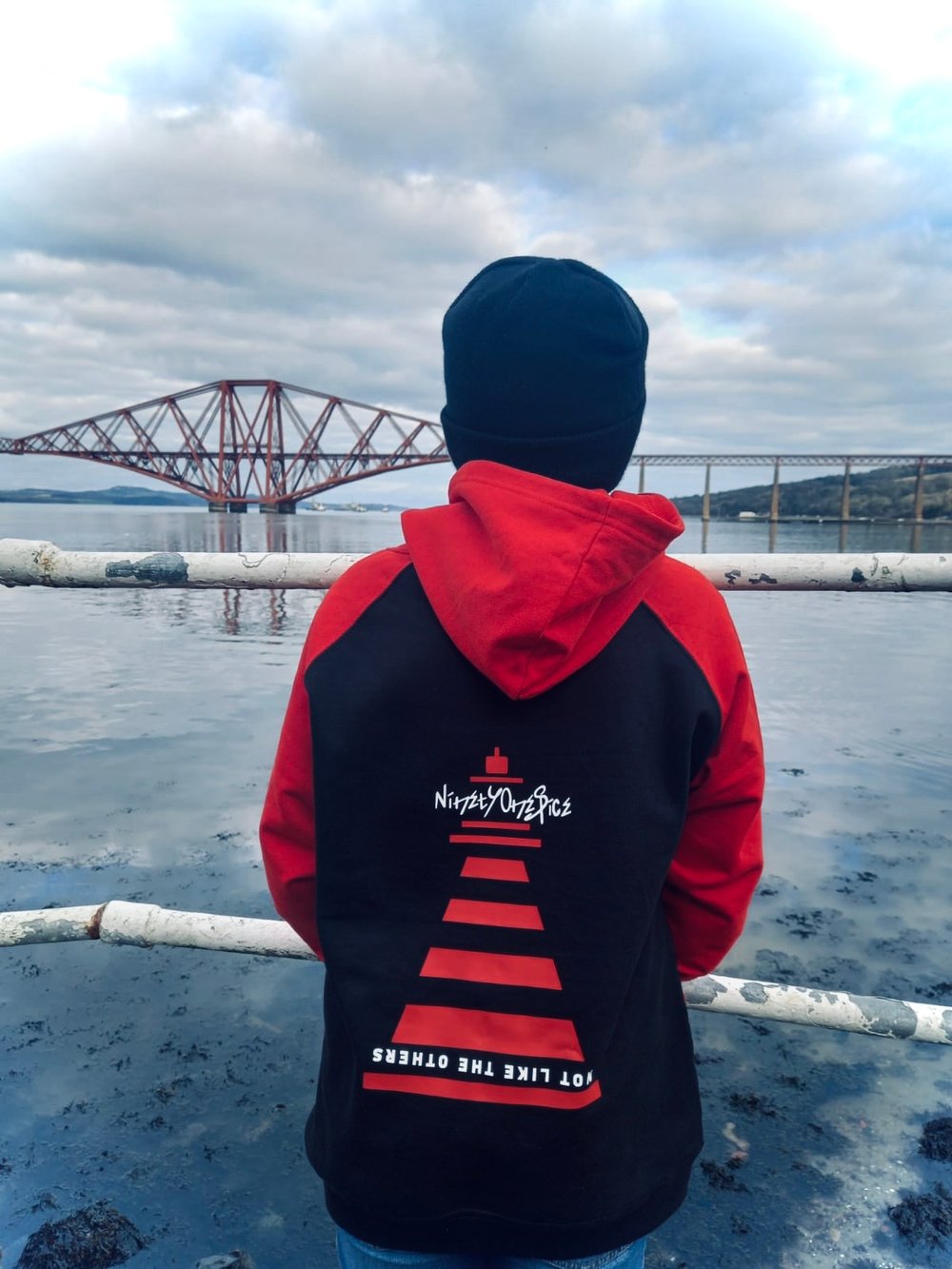 Image of Kids Black/Red Camo Hoody